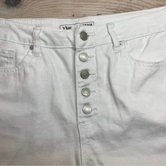 YMI Dream High Rise Button Fly Denim Shorts - Picture 12 of 16